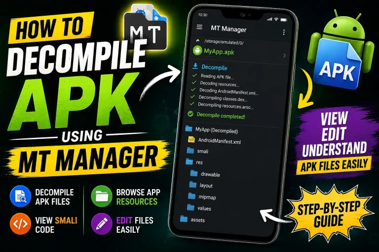 How to Decompile APK Using MT Manager
